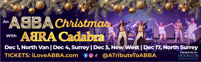 ABRA Cadabra ABBA Christmas Concert Banner Ad