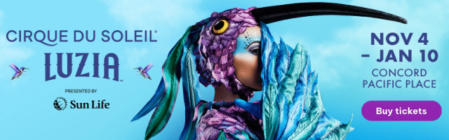 LUZIA at Cirque du Soleil Banner Ad