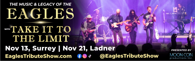 Take it to the Limit Eagles Concert Banner Ad